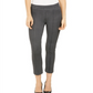 Michael Kors Women's Check Cropped Wear to Work Pants Gray Size Large
