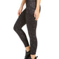 Ideology Women's Tonal Print Leggings Black Size S