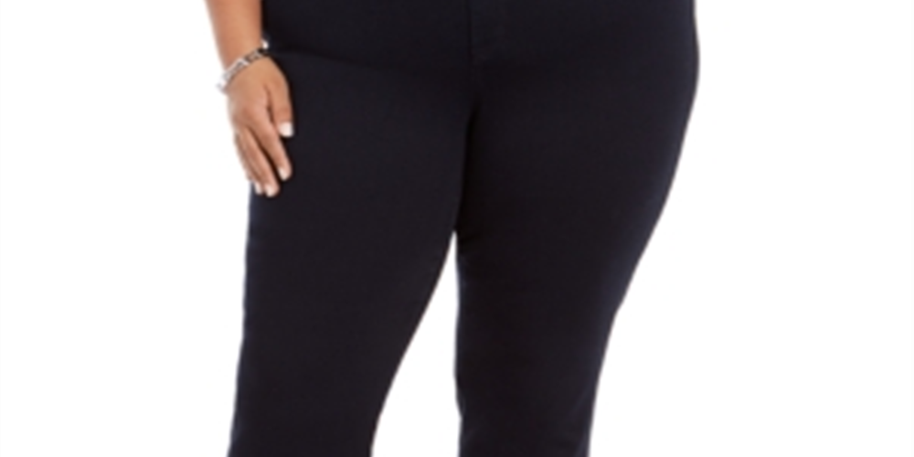 Style & Co Women's Denim Tummy Control Bootcut Jeans Blue Size 18W