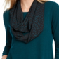 BCX Junior's Ruched Sleeve Scarf Top Teal Size X-Small