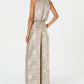 Vince Camuto Women's Metallic Jumpsuit Gold Size 6