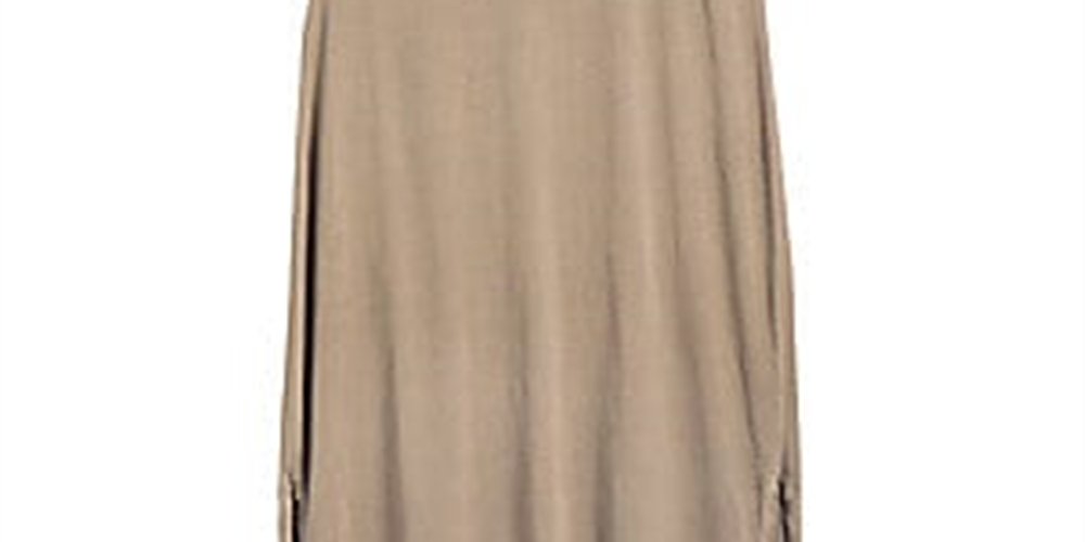 Theory Women's Cotton Casual T-Shirt Dress -Brown Size P