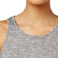 Bar III Women's Basic Tank Top Gray Size Small