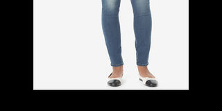 NYDJ Women's High Rise Whisker Wash Skinny Jeans Blue Size 14