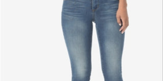 NYDJ Women's High Rise Whisker Wash Skinny Jeans Blue Size 14