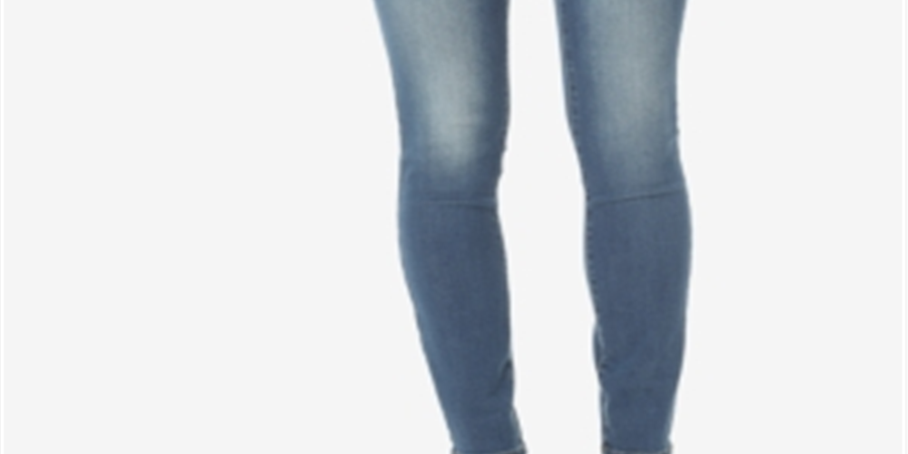 NYDJ Women's High Rise Whisker Wash Skinny Jeans Blue Size 14