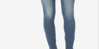 NYDJ Women's High Rise Whisker Wash Skinny Jeans Blue Size 14