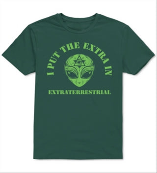 H3 Men's Graphic T-Shirt Green Size Large