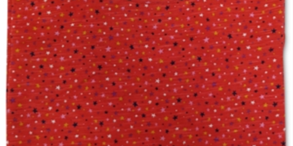 Style & Co Women's Cotton Printed T-Shirt Red Size Large