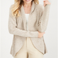 Karen Scott Women's Cocoon Cardigan Brown Size Petite Small