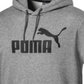 Puma Men's Essential Logo Hoodie Gray Size XX-Large