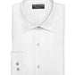 Alfani Men's Reg Classic Fit Performance Stretch Step Twill Textured Dress Shirt Blue Size XL-17.5X36-37