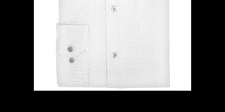 Alfani Men's Reg Classic Fit Performance Stretch Step Twill Textured Dress Shirt Blue Size XL-17.5X36-37