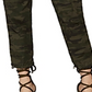Sanctuary Women's Terrain Cargo Capri Pants Green Size-31