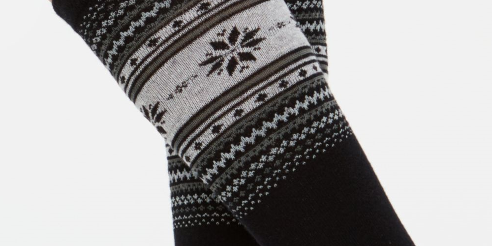 Charter Club Women's Holiday Knee-High Socks Black Size 45180