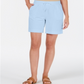 Karen Scott Women's Pull on Drawstring Shorts Blue Size X-Small