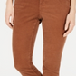 Style & Co Petite Tummy Control Corduroy Pants Brown Size 8 P
