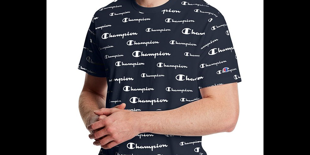 Champion Men’s Sportstyle Logo Tee BlueSize 2XL