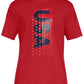 Under Armour Men's Charged Cotton Graphic T-Shirt Red Size Small