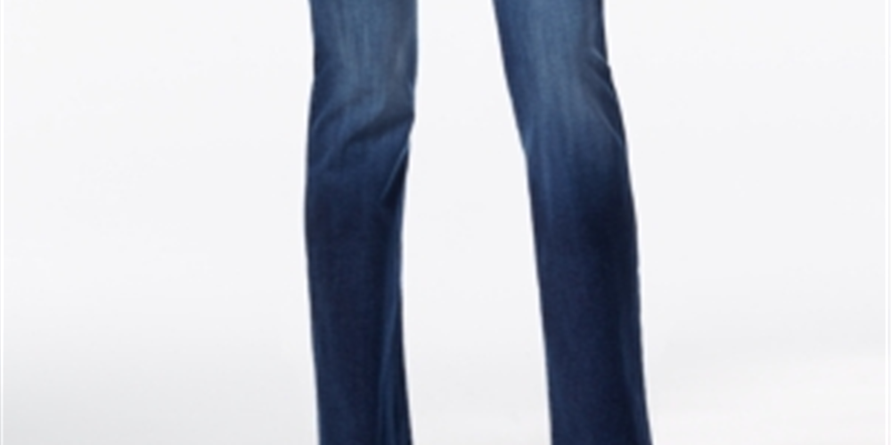 Kut from the Kloth Women's Natalie Curvy Fit Bootcut Jeans Blue Size 10