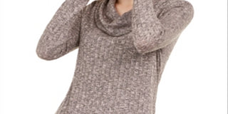 Bcx Juniors' Cowl-Neck Sweater Pink Size Medium