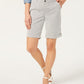 Charter Club Women's Utility Pocket Cuffed Shorts Gray Size 16