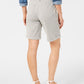 Charter Club Women's Utility Pocket Cuffed Shorts Gray Size 16