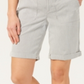 Charter Club Women's Utility Pocket Cuffed Shorts Gray Size 16