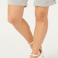 Charter Club Women's Utility Pocket Cuffed Shorts Gray Size 16