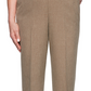 Alfred Dunner Women's Boardroom Straight Leg Pants Brown Size 20X4