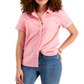 Tommy Hilfiger Women's Linen Camp Shirt Pink Size Small