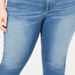 INC International Concepts Women's Plus Denim Skinny Leg Cropped Jeans Blue Size 24 WP