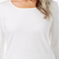 Karen Scott Women's Scoop Neck Top White Size X-Small