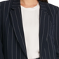 DKNY Women's Pinstripe Business Blazer Navy Size L