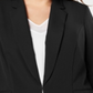 INC International Concepts Women's Plus 3/4 Sleeve Blazer Black Size 0X