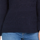 Style & Co Women's Slub Knit Pullover Sweater Blue Size Petite Small