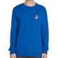 Volcom Men's Brasstacks Deadly Stone Sweatshirt Blue Size XX-Large