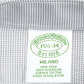 Brooks Brothers Men's Milano Slim Fit Non Iron Dobby Supima Cotton Dress Shirt Gray  Size 16.5X32