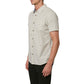 O'Neill Men's Reel Life Short Sleeve Button Down Shirt Brown Size Small
