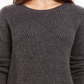 Style & Co Women's Ribbed Drop Shoulder Sweater Gray Size XX-Large