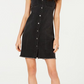 Style & Co Women's Denim Shirtdress Black Size 8