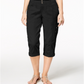 Style & Co Women's Cargo Capris Pants Black Size 14 Petite