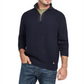 Weatherproof Vintage Men's Waffle Texture Quarter Zip Sweater Blue Size XX-Large