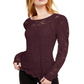 INC International Concepts Women's Lace Top Wine Size X-Small