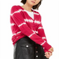 INC International Concepts Women's Cashmere Tie Dyed Sweater Pink Size Small