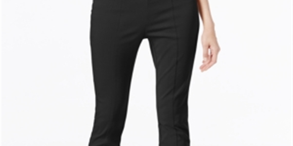 Alfani Women's  Pull-on Skinny Ankle Pants  Deep BlackSize 0