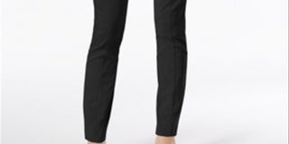 Alfani Women's  Pull-on Skinny Ankle Pants  Deep BlackSize 0