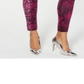 Thalia Sodi Women's Printed Pull on Leggings Brown Size Medium