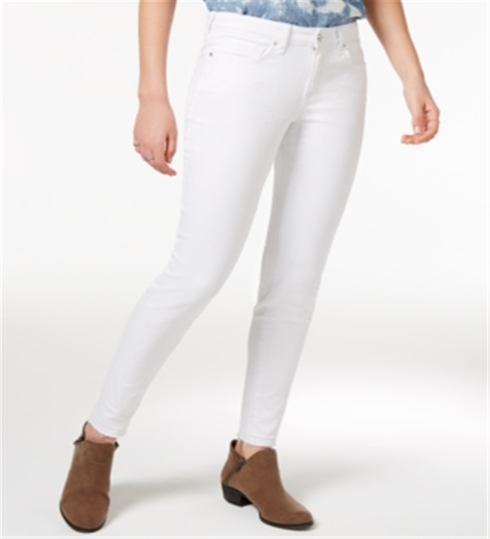 William Rast Women's the Perfect Skinny Released Hem Jeans White Size 25