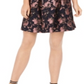 Vince Camuto Women's Floral Jacquard Fit & Flare Dress Pink Size 16